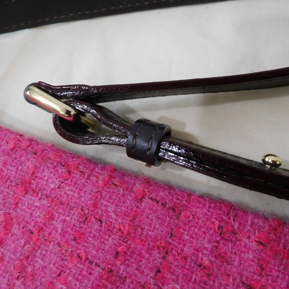 FRANCES VALENTINE ~ PINK WOOL POOCH BAG - Picture 5 of 10